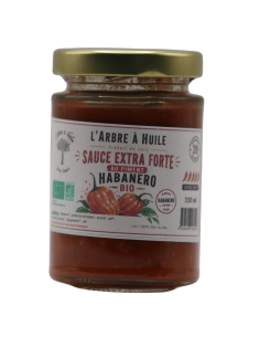 Sauce extra-forte au Piment Habenero du Jura Bio 110ml
