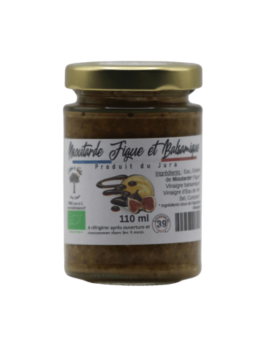 Moutarde Ancienne à la Figue et au Vinaigre Balsamique