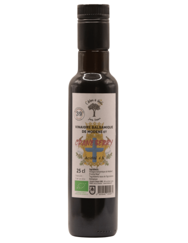 Vinaigre Balsamique BIO au Craneberry