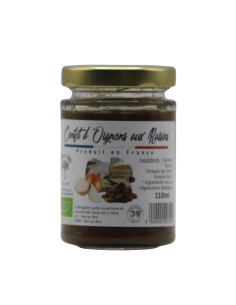 Confit d'Oignons aux Raisins 110ml L'ARBRE A HUILE
