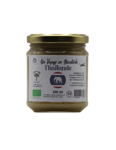 Moutarde de Thaïlande 200ml l’ARBRE À HUILE Une moutarde aux saveur...