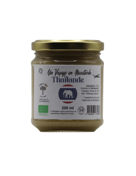 Moutarde de Thaïlande 200ml l’ARBRE À HUILE Une moutarde aux saveur...