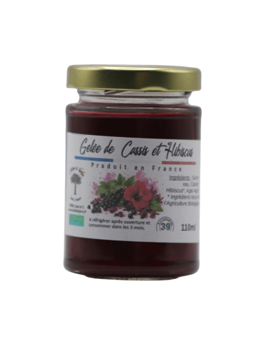 Gelée au Cassis 110ml L'ARBRE A HUILE