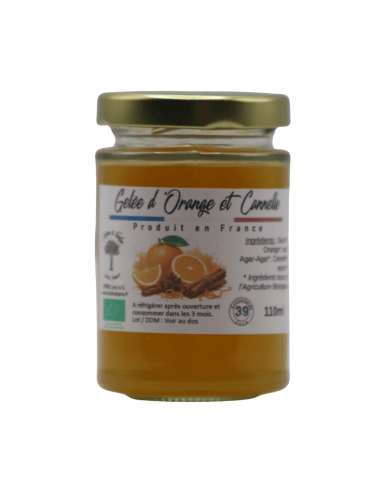 Gelée d'Orange 110ml l'ARBRE À HUILE