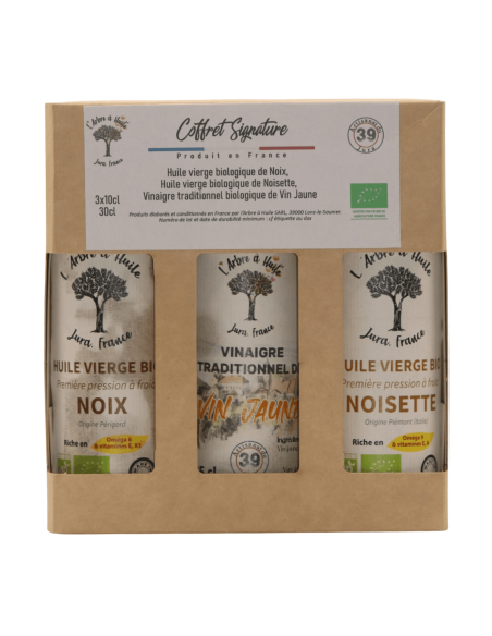 Mini coffret Signature 3x10cl l'ARBRE À HUILE