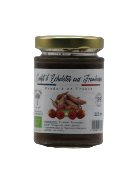Confit Échalotes aux Framboises 110ml l'ARBRE À HUILE