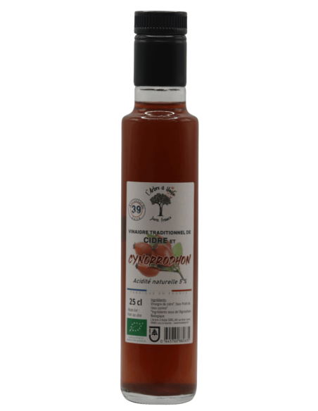 Vinaigre de Cidre BIO aux Cynorrhodon L'ARBRE A HUILE